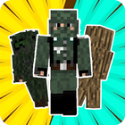 Da ngụy trang cho minecraft biểu tượng
