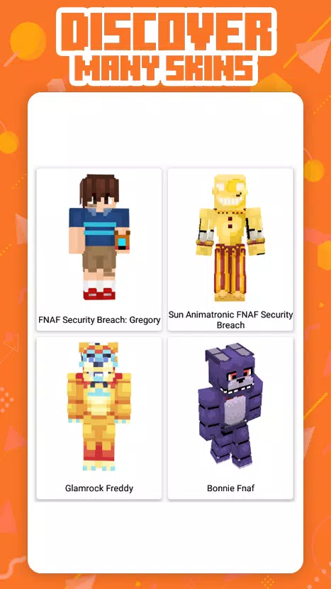 Gregory - FNaF Security Breach Minecraft Skin