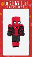 Da nhện cho Minecraft ảnh chụp màn hình 1