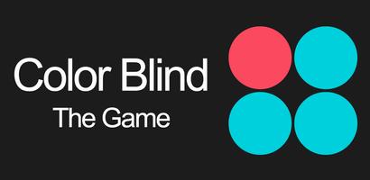 Poster Color Blind - The game