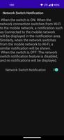 Network Switch Notification capture d'écran 2