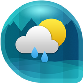 天氣和時鐘部件的 Android (天氣預報) 圖標