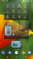 Bateria ferramentas e widget Cartaz