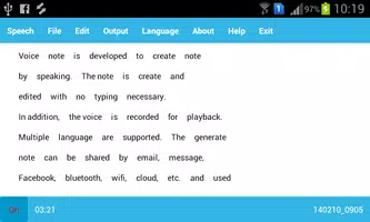 Dictation Note โปสเตอร์