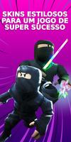 Skins Ninja Grátis Cartaz