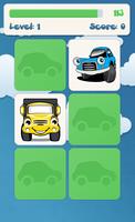 Cars memory game for kids screenshot 1