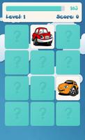 Cars memory game for kids screenshot 2