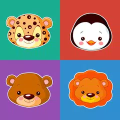 Animals memory game for kids XAPK download