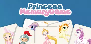 Princess memory game for kids