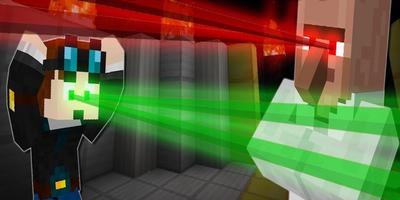 Mod for Minecraft Laser Poster
