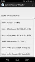 Default Password Router capture d'écran 1