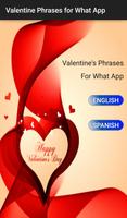 Valentine Phrases for What App 海報