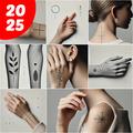 Pequenas tatuagens minimalista