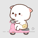 Animated Mochi Peach Stickers APK