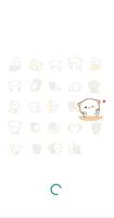 Animated Mochi Peach Stickers poster