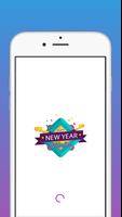 New Year Stickers 2024 poster