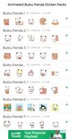 Animated Bubu Panda Stickers screenshot 1
