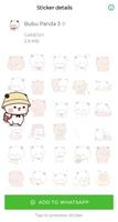 Animated Bubu Panda Stickers screenshot 3