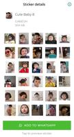 Cute Baby Stickers for WA screenshot 2