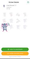 Cute Cat and Mouse Stickers WA screenshot 2