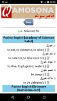 برنامه‌نما Pashto multilingual dictionari عکس از صفحه