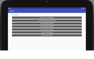 Liste des capteurs screenshot 1