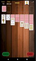 Solitaire Spanish cards poster