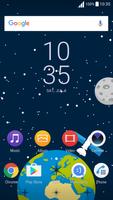Space Theme (live wallpaper) پوسٹر