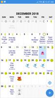 برنامه‌نما USA Calendar عکس از صفحه