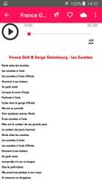 Chansons FRANCE GALL sans net (avec paroles) screenshot 2