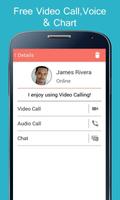 Free Video Call & Chat اسکرین شاٹ 1