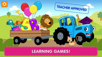 The Blue Tractor: Toddler Game পোস্টার