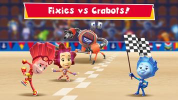 پوستر Fixies vs Crabots: Cool Game!