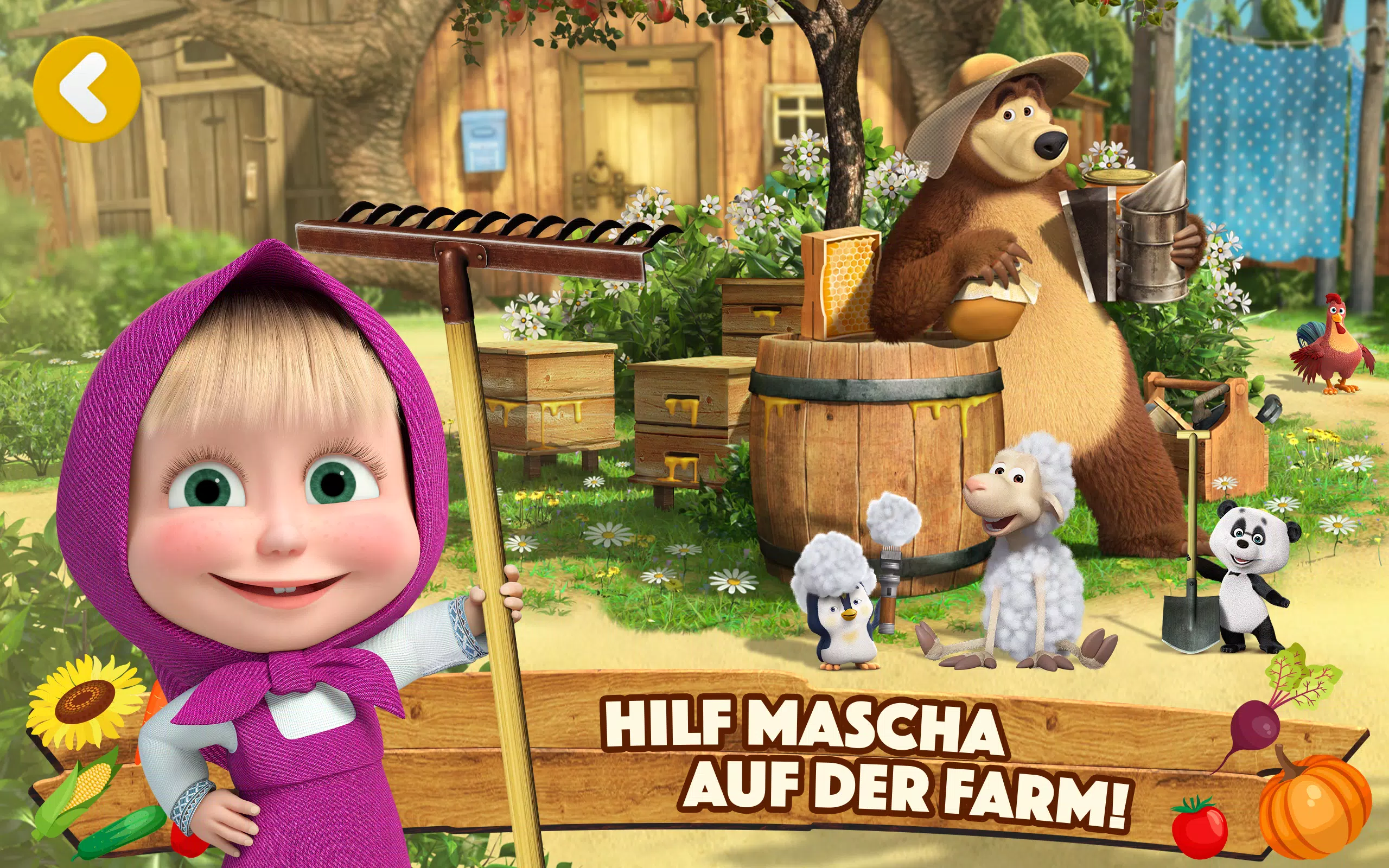 Mascha und der Bär: Farm Spiel APK für Android herunterladen