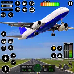 飞机飞行模拟器 3D：飞机飞行员游戏 APK 下載