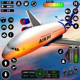 Flugzeug-Sim 3D-Flugzeug-Spiel