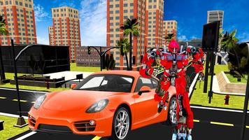 Robot Car Transforming Game 3D screenshot 2