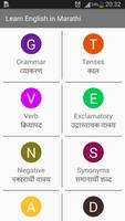 Poster Learn English In Marathi