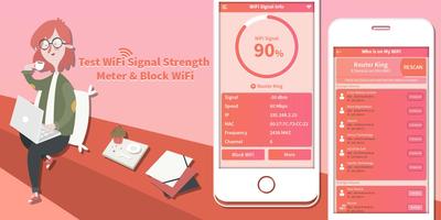 Test WiFi Signal Strength Meter & Block WiFi Affiche