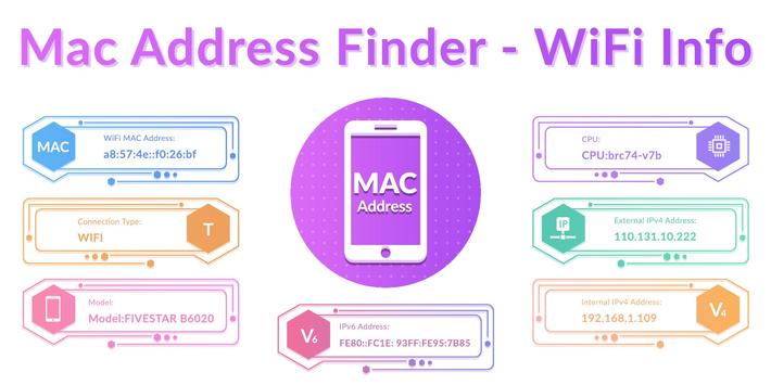Mac Address Finder – WiFi Info poster
