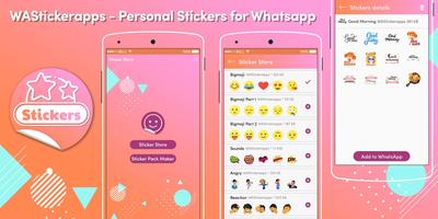 WAStickerapps - Personal Stickers for Whatsapp poster