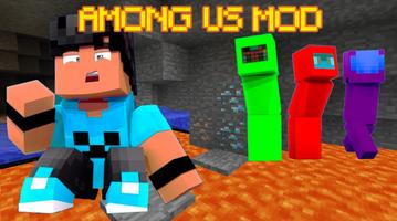 Mod Skin & Maps among us for Minecraft PE Affiche