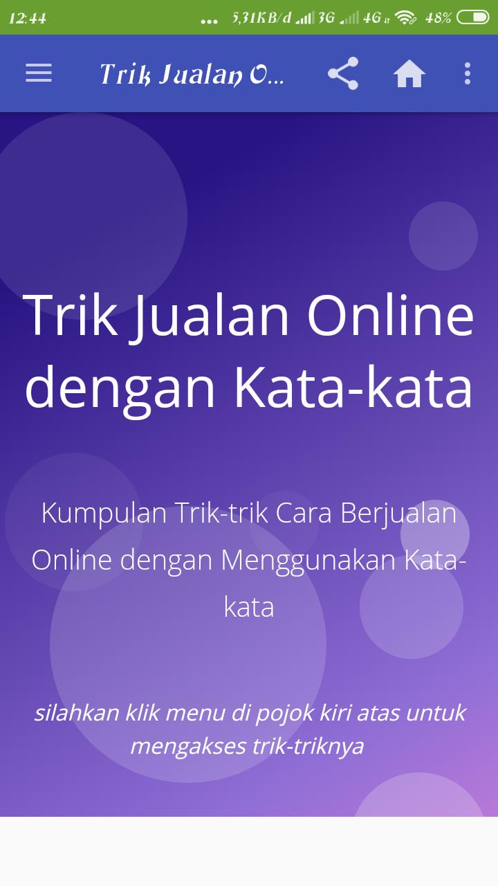 Trik Jualan Online Dengan Kata For Android Apk Download