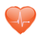 ikon Monitor detak jantung