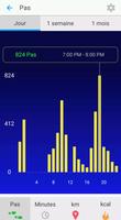 Compteur de pas, podomètre capture d'écran 2