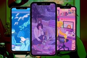Chill Lo-Fi Wallpapers Affiche