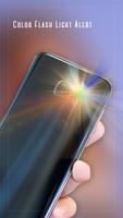 Color Flash Light Alert Call SMS poster