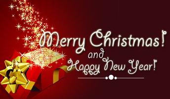 Merry Christmas Wishes & Happy New Year 2022 poster