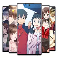 Anime-Paar-Hintergrundbild