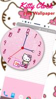 Kitty Clock Live Wallpaper capture d'écran 1